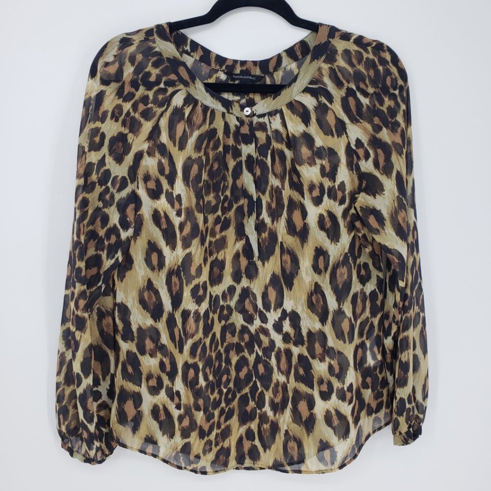 Banana‎ Republic Leopard Print Top